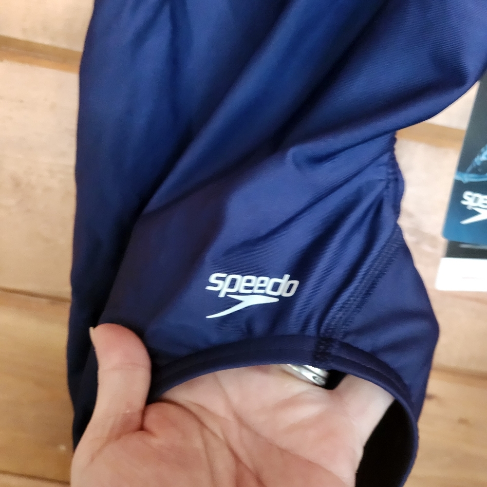 Speedo NWT Proback LT Supro-A Competitive Swim Team Navy Bathing Suit Sz 10/36 - Picture 2 of 9